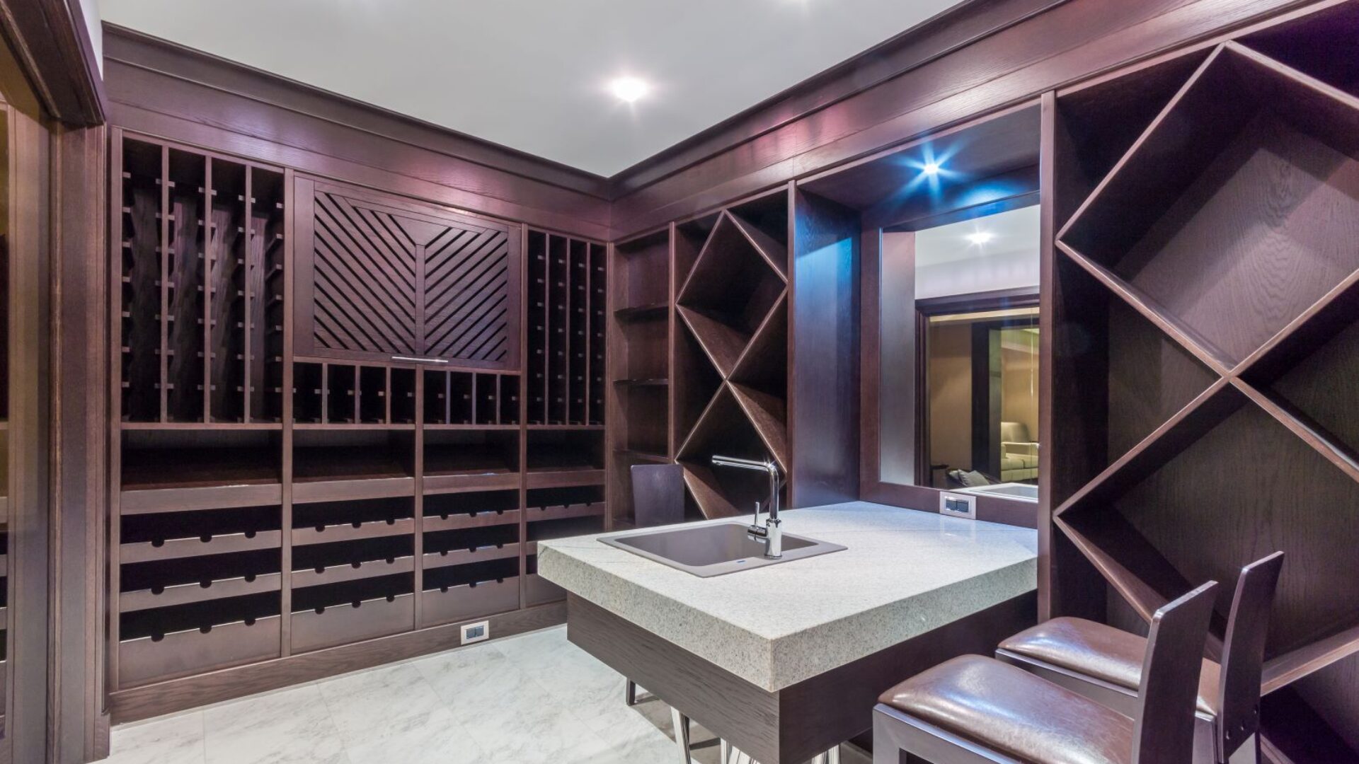 Built in Wine Room